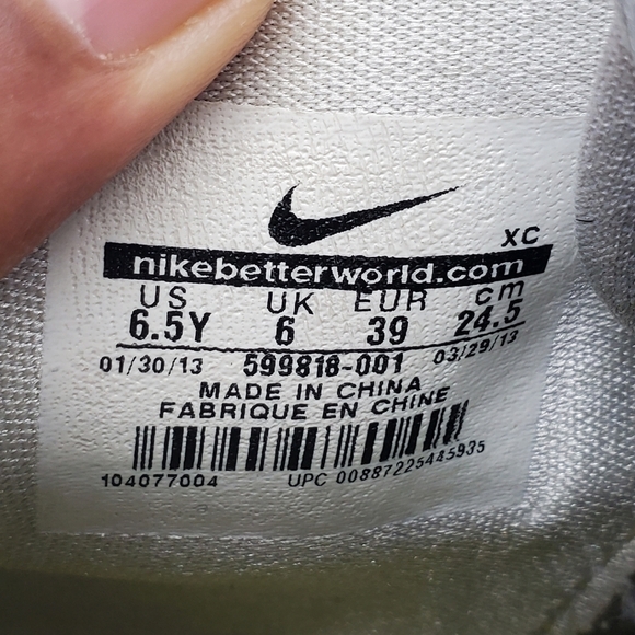 Nike Lebron Zoom Soldier VII 7 Shoes 6.5Y Grey Sonic Yellow 599818 001 - Picture 4 of 11